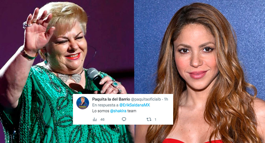 Somos Shakira Team Paquita La Del Barrio Apoya A La Colombiana Con