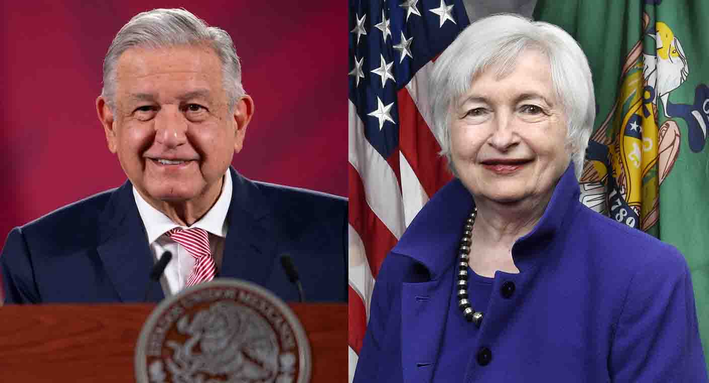 Se Re Ne Amlo Con Janet Yellen Secretaria Del Tesoro De Eeuu Para