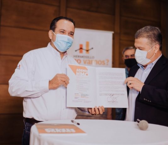 “Toño” Astiazarán firma “Agenda HMO: propuestas ciudadanas para que Hermosillo sea un mejor lugar para vivir”