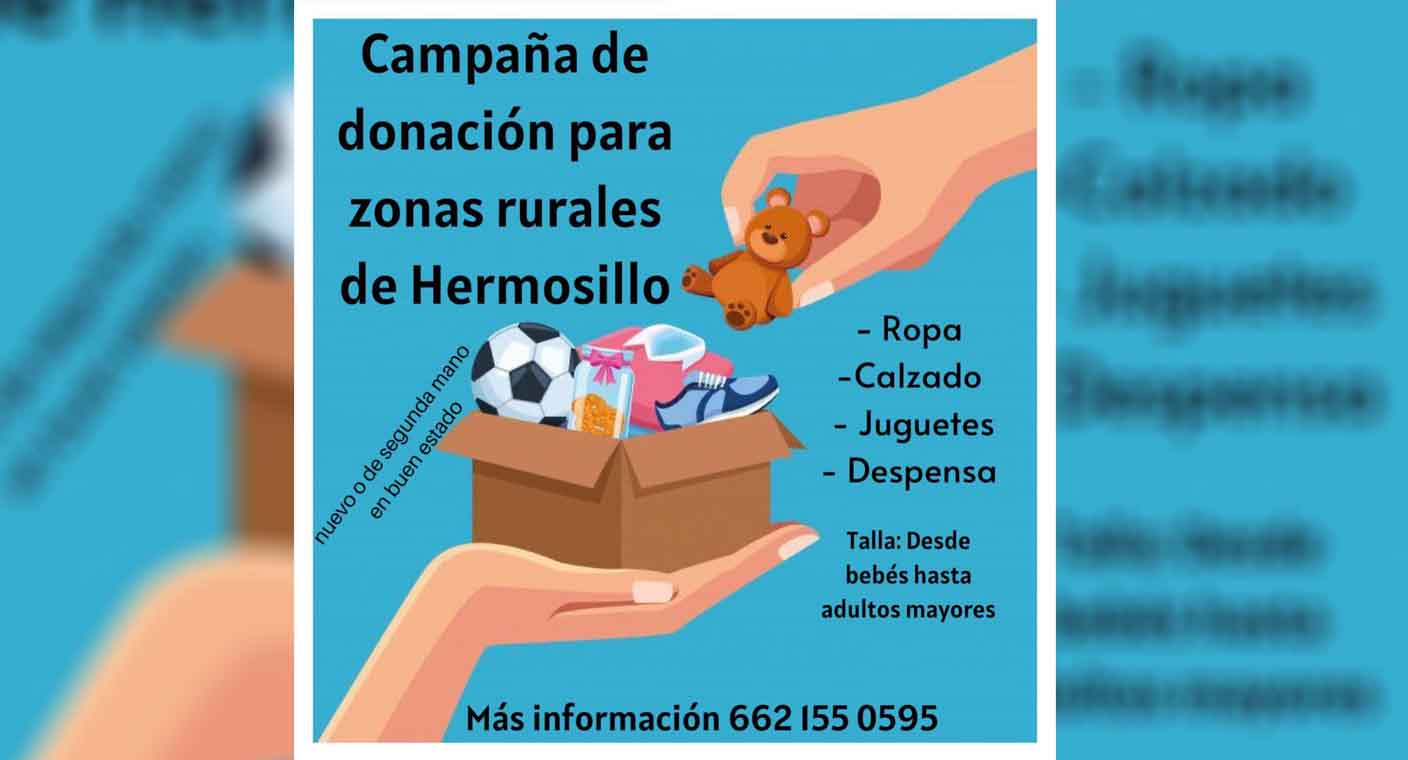 Invitan a la campaña invernal de donación de ropa, calzado, juguetes y  despensa para la zona rural de Hermosillo - Proyecto Puente
