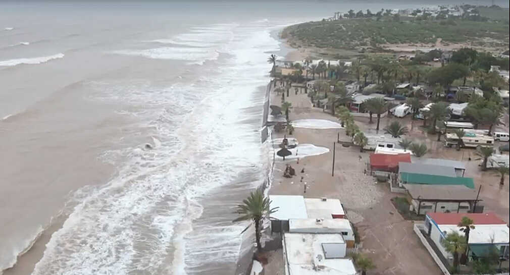 Cierran puertos de Bahía de Kino y Puerto Libertad por tormenta Norma: Protección Civil