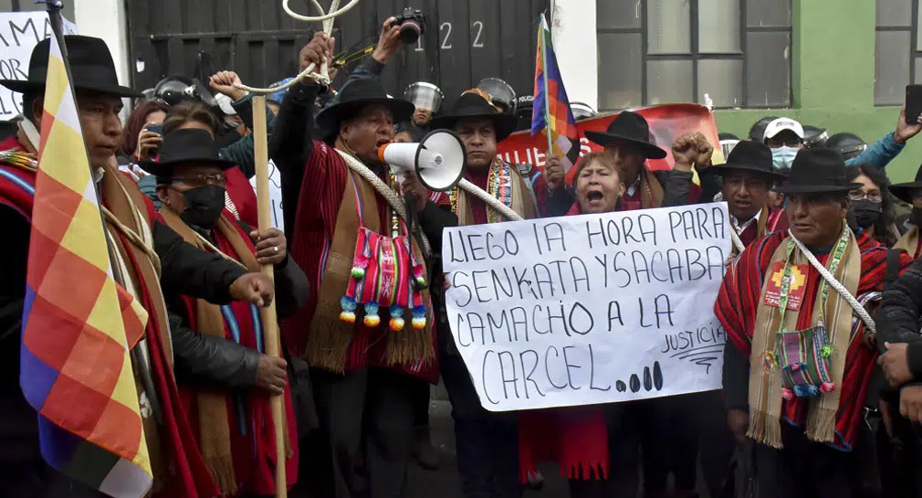 Luis Fernando Camacho, líder de la oposición en Bolivia, es ingresado a prisión con cargos por terrorismo