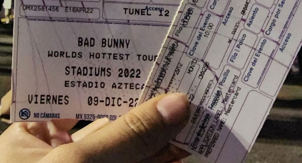 CDMX: Ticketmaster estafa a madre en concierto de Bad Bunny