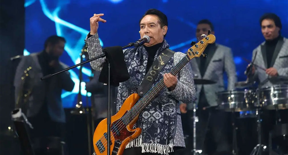 Los Ángeles Azules brindan concierto en Paseo de la Reforma para recibir el Año Nuevo