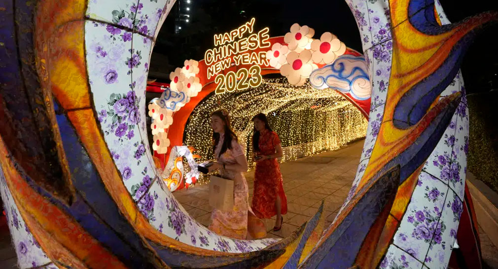 Este de Asia festeja la llegada del Año Nuevo Chino 2023, del Conejo