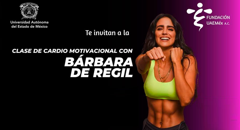 Cancelan a Bárbara de Regil clase de “Cardio motivacional” en la UAEMex por rechazo de estudiantes