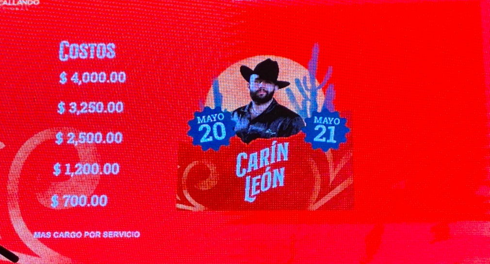 Carín León y Alejandro Fernández, entre los artistas que se presentarán en la Expo Gan 2023 en Hermosillo