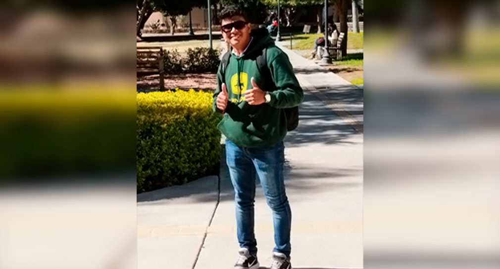 Omar Manuel, estudiante colombiano de intercambio, elige a la Unison por su ‘prestigio e historia’
