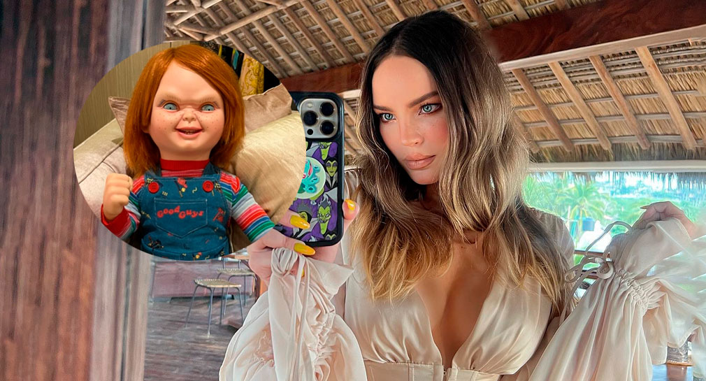 “Me les voy a aparecer en la noche”: Belinda amenaza con su amigo Chucky a los chismosos (FOTO)