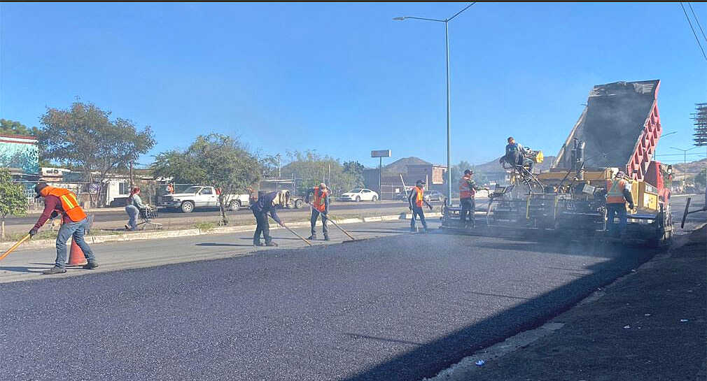 Inicia programa de pintado en vialidades; llevan 10 kilómetros en mes de enero: gobierno de Hermosillo