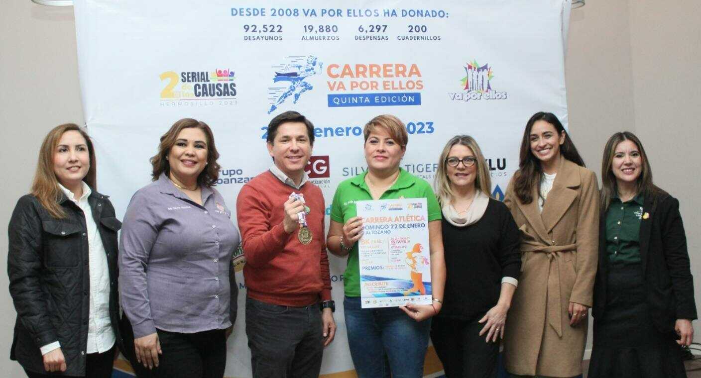 Va Por Ellos invita a participar en carrera con causa en beneficio de menores vulnerables en Hermosillo
