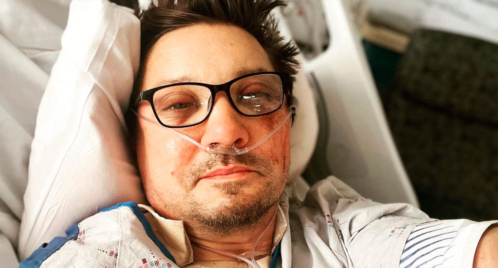“Un no tan buen día en la UCI”: Jeremy Renner publica video desde el hospital (TWITTER)