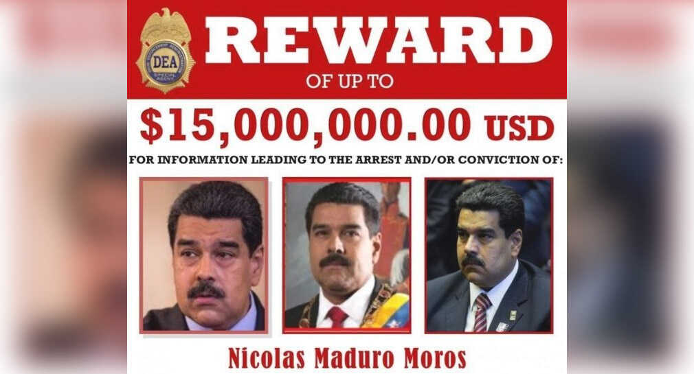 EEUU mantiene vigente recompensa de 15 millones de dólares por captura de Nicolás Maduro