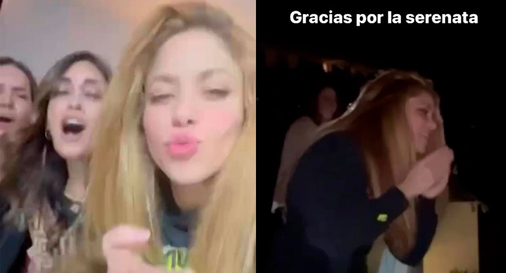 Shakira sigue facturando: fiesta y serenata frente a la casa de su exsuegra (VIDEO)