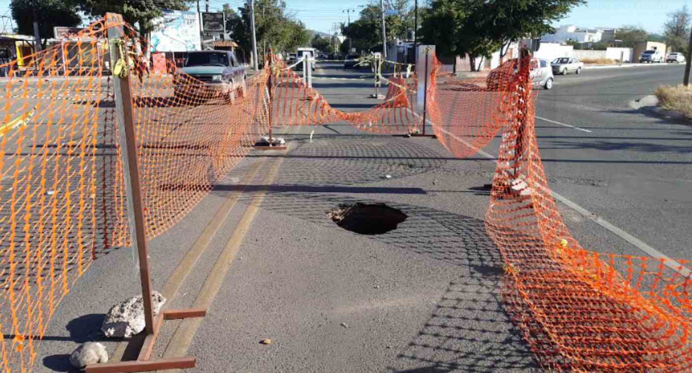Próxima semana iniciarán reparaciones por socavón en calle Olivares de la colonia Las Fuentes del Mezquital en Hermosillo: AguaH