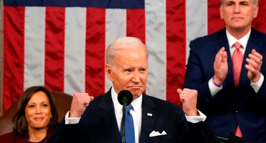 Republicanos llaman ‘mentiroso’ a Joe Biden mientras mostraba avances de EEUU ante el Congreso