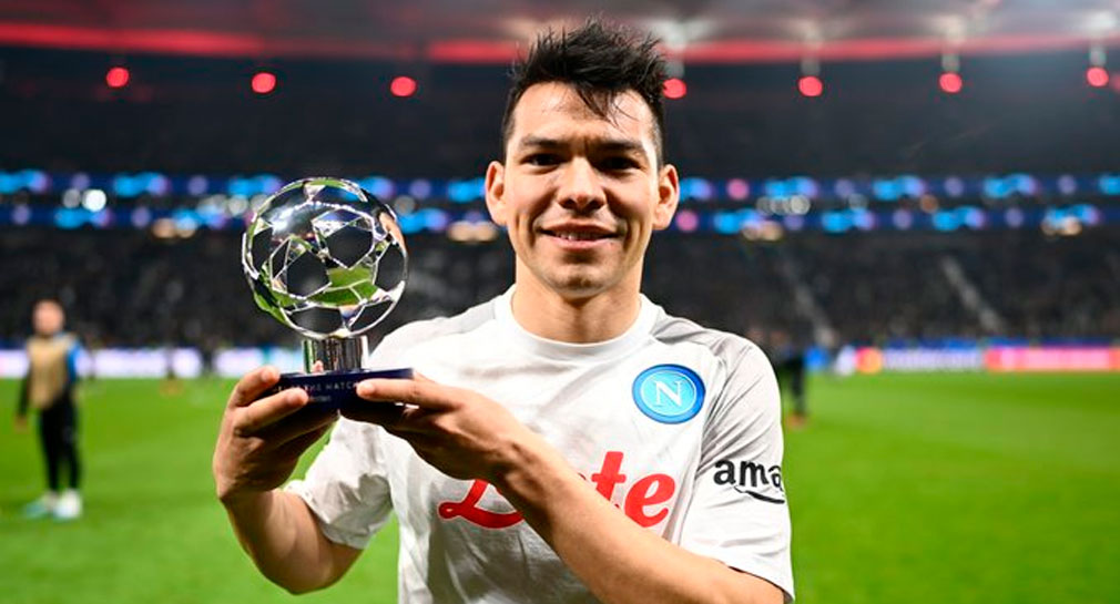 ‘Chucky’ Lozano es nominado al jugador de la semana en la Champions League