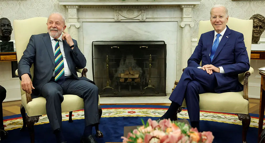 A proteger la democracia y el Amazonas se comprometen Joe Biden y Lula da Silva tras reunión en EEUU