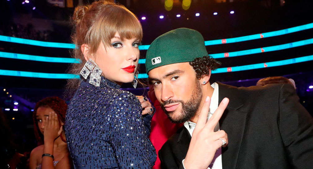 Taylor Swift baila al ritmo de Bad Bunny y le pide foto en los Grammy 2023 (VIDEO Y GALERÍA)