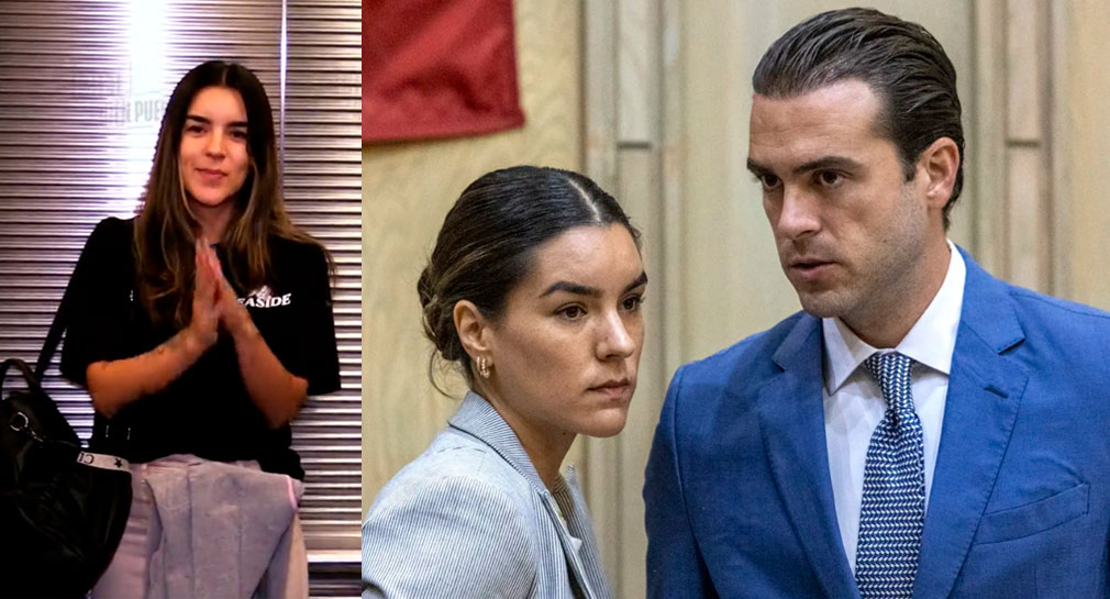 “Estamos confiados”: Ana Araujo es interceptada horas antes de la sentencia de su esposo Pablo Lyle (VIDEO)