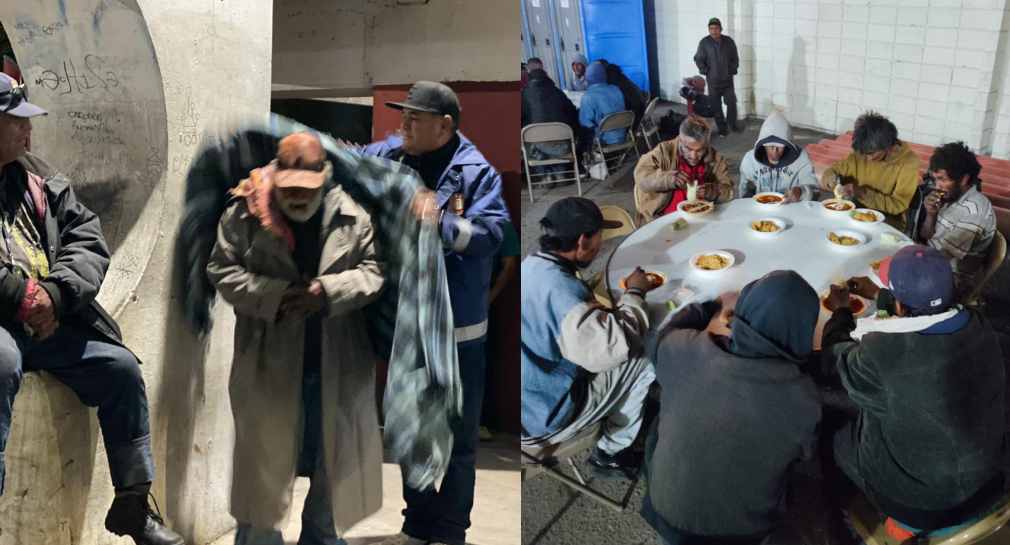 Resguardan y apoyan a personas en situación de calle ante bajas temperaturas en Hermosillo