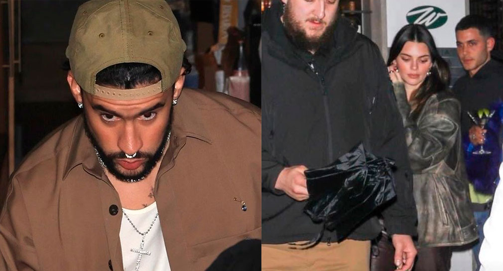 Bad Bunny y Kendall Jenner fueron captados de nuevo juntos, ahora con los Bieber (GALERÍA)