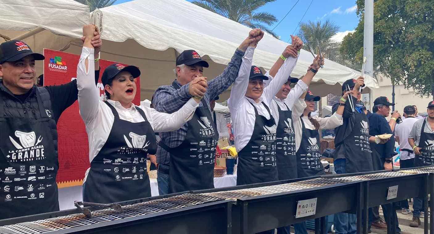 Hermosillo vuelve a romper récord Guinness de la “Carne asada más grande del mundo”