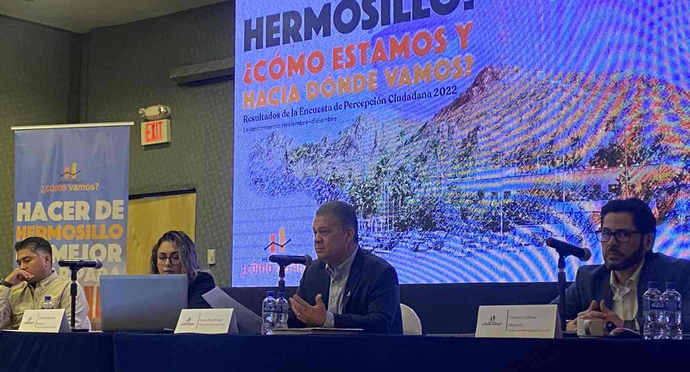 Baches y pavimentación es el principal problema que se percibe en Hermosillo; inseguridad pasó a segundo lugar: HCV