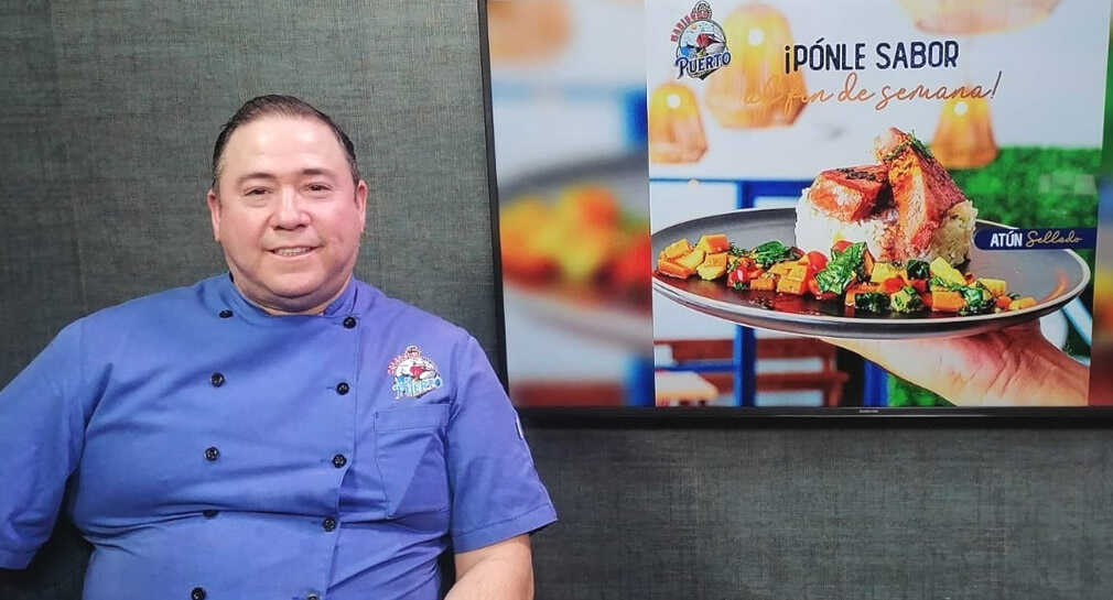 Tostada a la macha, filete altamar y atún sellado parte de los 110 platillos de Mariscos El Puerto