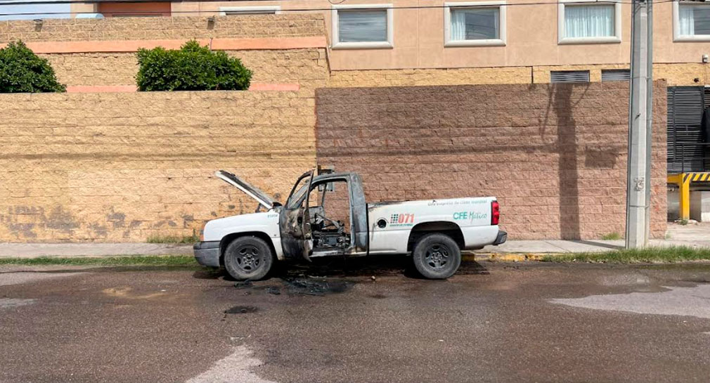 Incendio de unidad de CFE deja pérdidas mayores a 300 mil pesos al oriente de Hermosillo