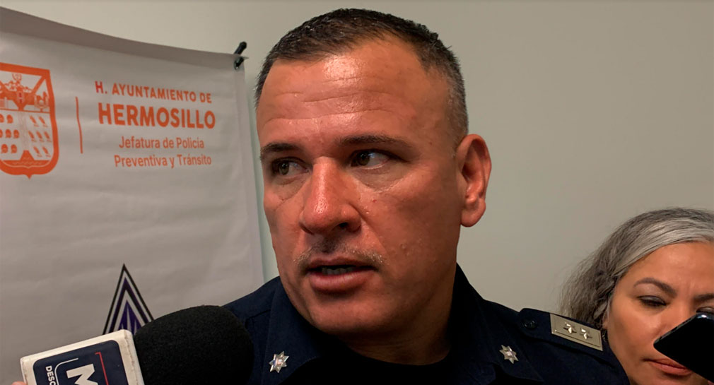 Estamos en coordinación con corporaciones y operativos para blindar la ciudad ante incidencia de homicidios dolosos: Jefe de la Policía de Hermosillo