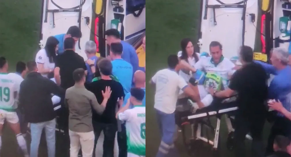Sobrevive futbolista serbio a paro cardiaco durante partido de tercera división de España (VIDEO)