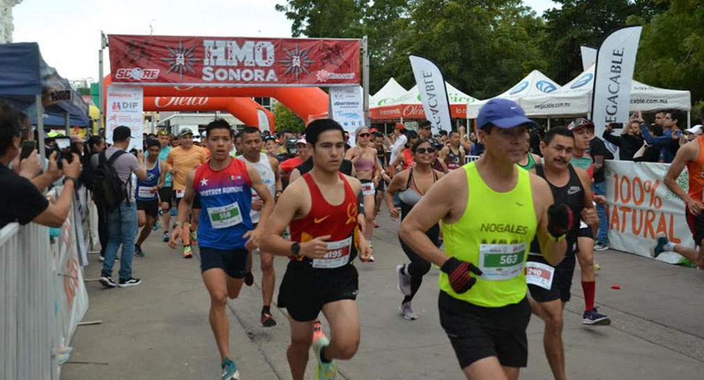 Participan mil corredores en Medio Maratón de Hermosillo, con 3 modalidades en distancia
