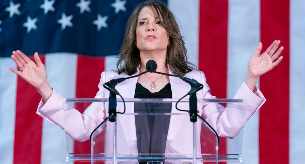 Escritora Marianne Williamson buscará nueva candidatura demócrata a la presidencia de EEUU