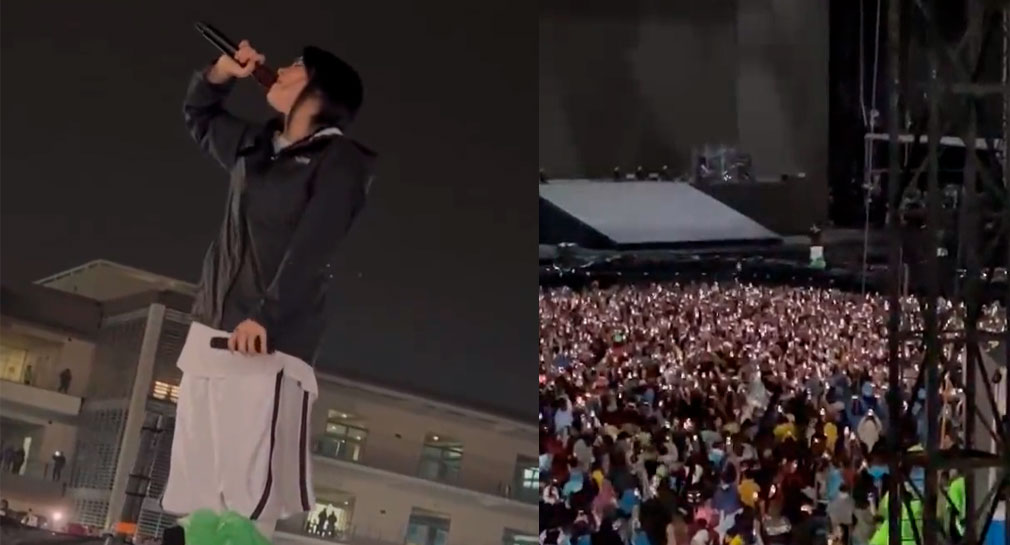 Billie Eilish da breve acústico tras suspender show en CDMX; reprograma concierto (VIDEO)