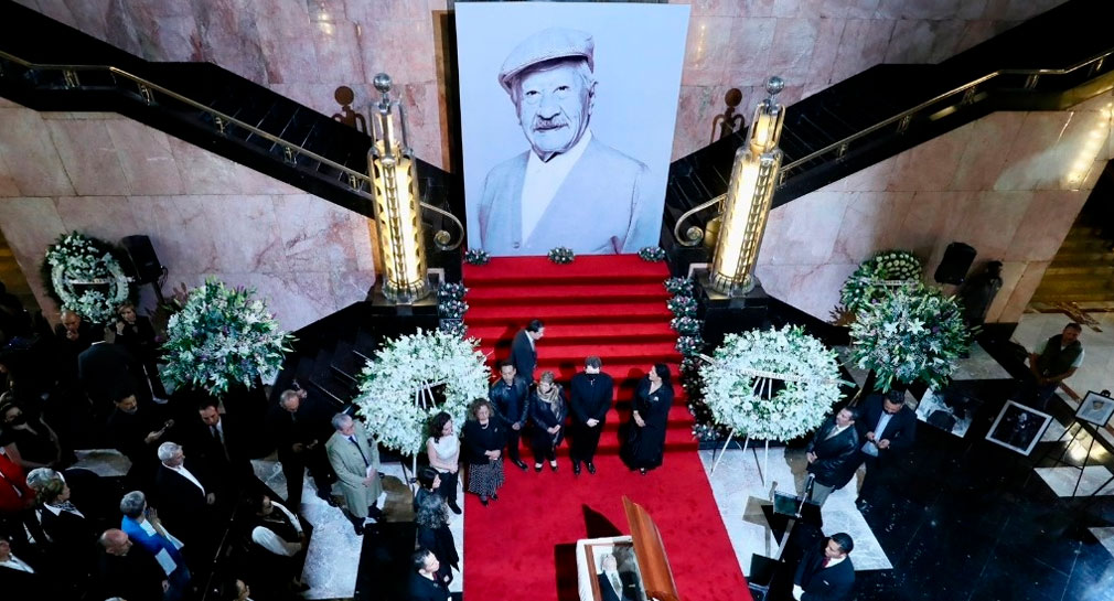 Así fue el homenaje póstumo a Ignacio López Tarso en Bellas Artes (VIDEO)