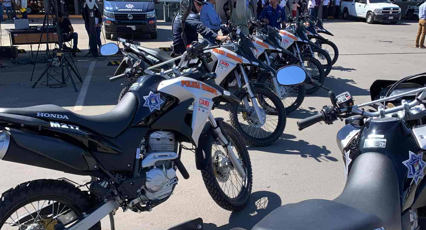Entregan motocicletas y drones a Policía Preventiva y Tránsito de Hermosillo para reforzar el equipo y tiempo de respuesta a reportes