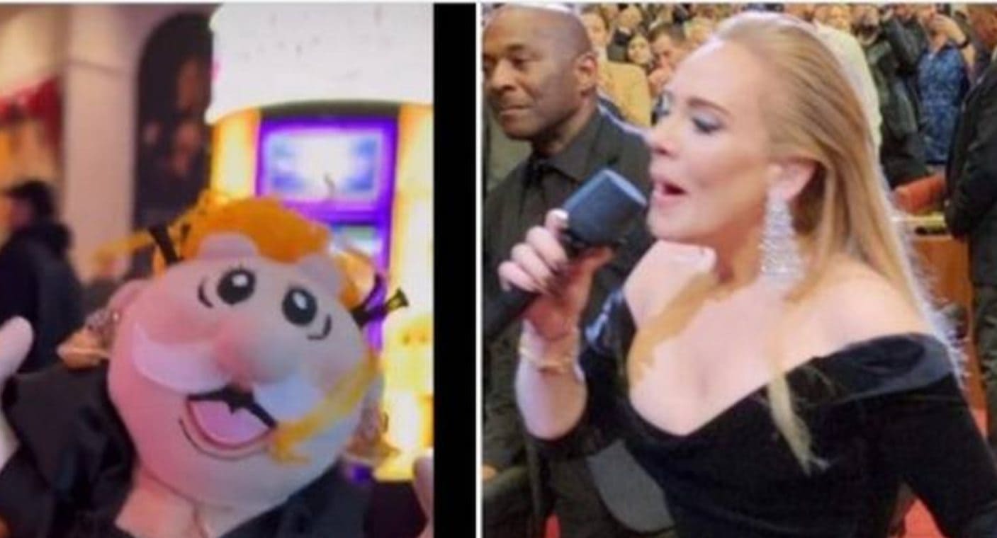Adele recibe un Dr. Simi durante su presentación en Las Vegas (VIDEO)