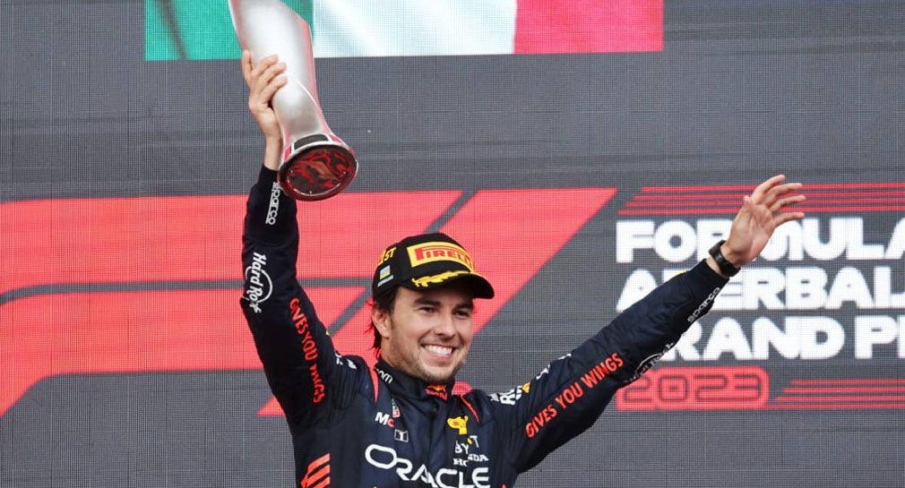 ‘Checo’ suma su sexta victoria en F1 en el GP de Azerbaiyán, supera a Verstappen y Leclerc