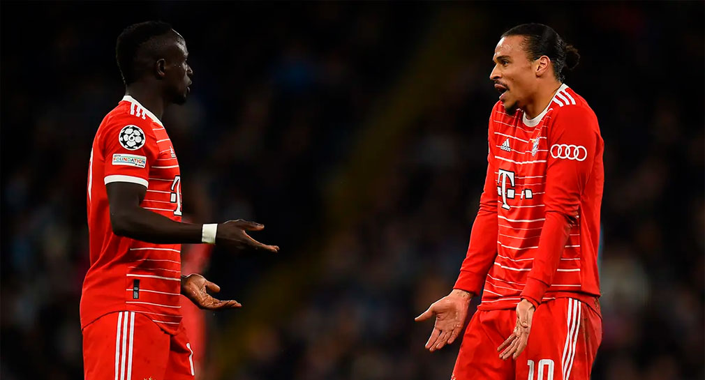 Bayern Munich suspende a Sadio Mané por darle puñetazo a su compañero tras caer en Champions League