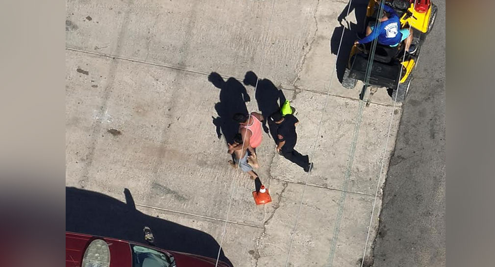Rescatan a menor perdido en Bahía de Kino con apoyo de drones