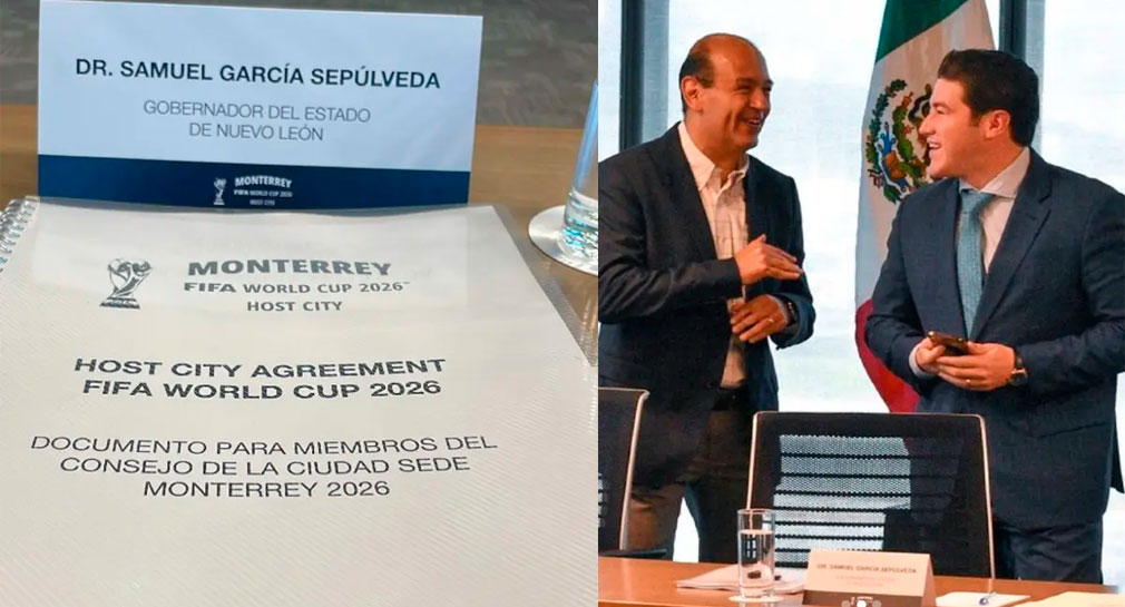 Monterrey podría ser sede de 4 partidos del Mundial 2026, afirma Samuel García