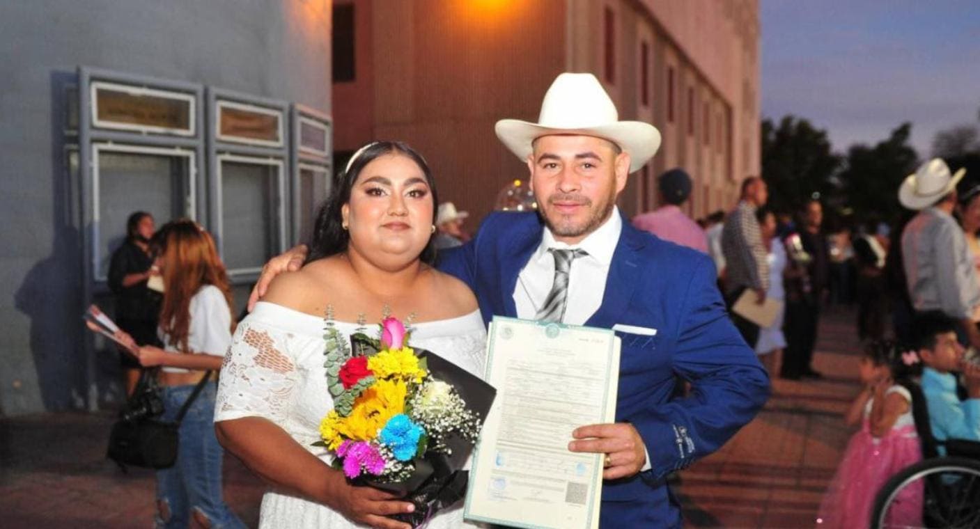 393 parejas de Hermosillos se casan en jornadas de matrimonios colectivos del Registro Civil y DIF Sonora