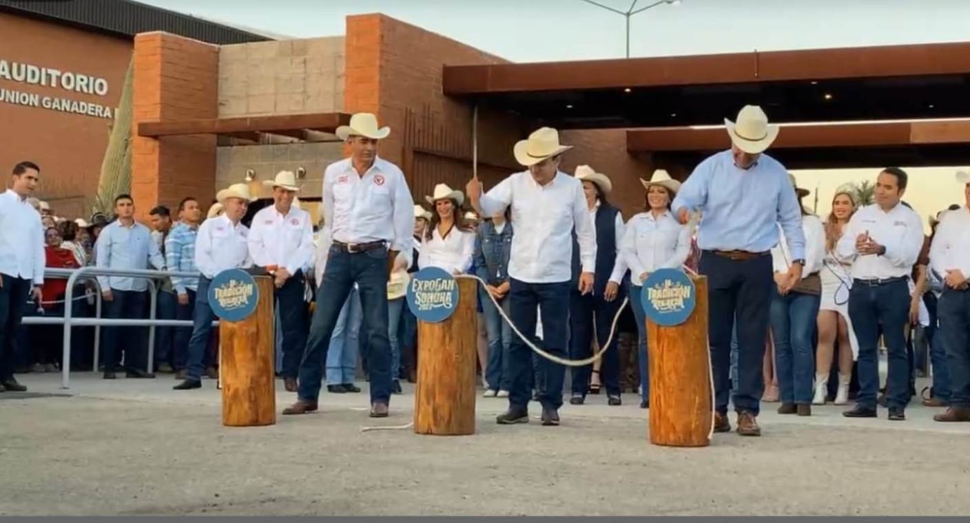 ExpoGan regresa a Sonora después de tres años: Inaugura Gobernador Durazo la fiesta del pueblo