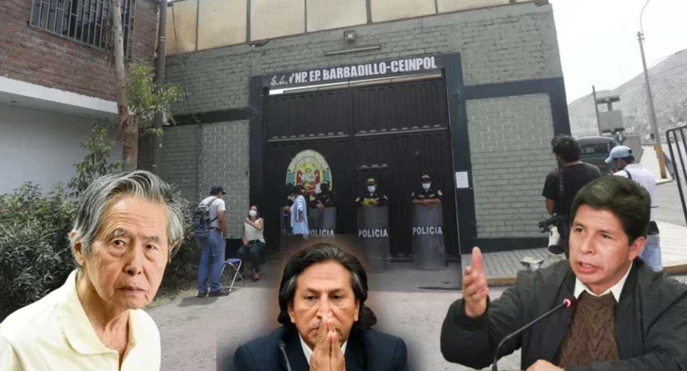 Alejandro Toledo, Pedro Castillo y Alberto Fujimori compartirán prisión Perú
