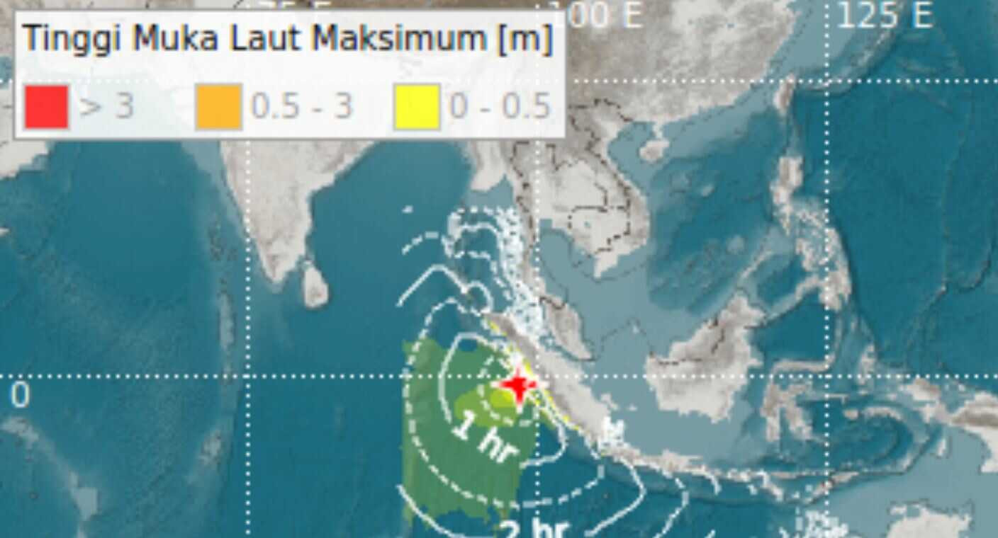 Emiten alerta de tsunami en Indonesia tras sismo de 7,3
