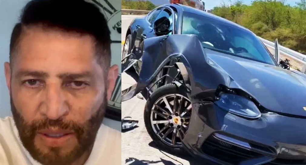 “El carro se despedazó”: Pancho Barraza sufre aparatoso accidente en carretera a Mazatlán (VIDEO)