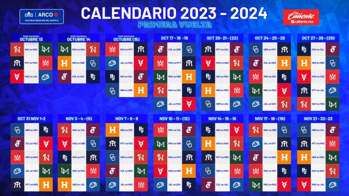 Dan a conocer el calendario de la temporada regular 2023-2025; este es el rol de juegos de Los 