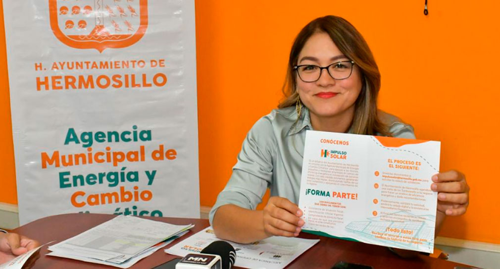 Buscan beneficiar hasta 150 empresas de Hermosillo con créditos del programa Impulso Solar