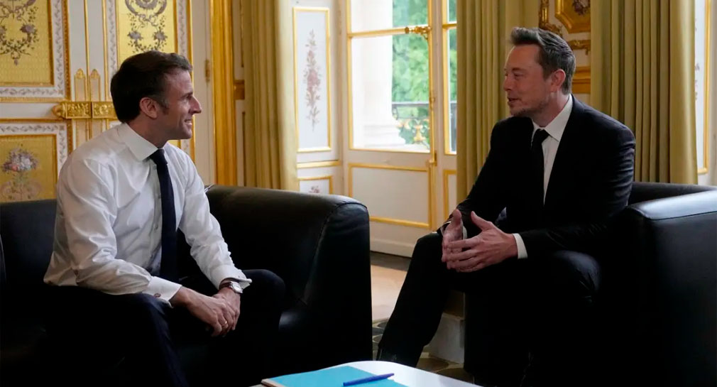 Macron recibirá a Musk para buscar inversión de Tesla en Francia